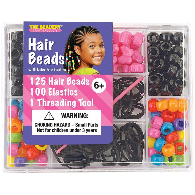 The Beadery Hair Style Bead Box, Multi - Image 1